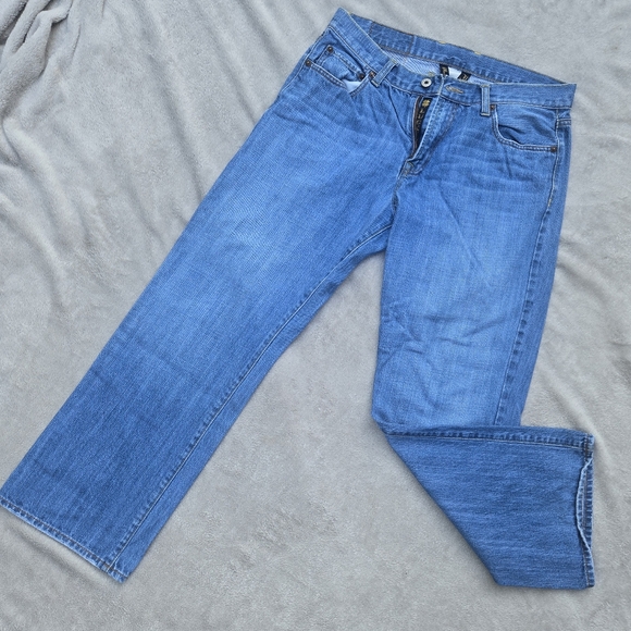 Lucky Brand Men's Straight Blue Jeans - Picture 1 of 4